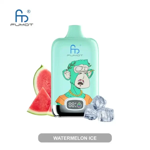 RandM Fumot Digital Box 12K (12000) Puffs 2% 5% Nicotine 20 ML E-liquid 850mAh Battery Disposable Vape