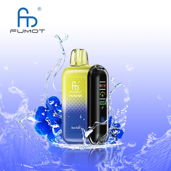 RandM Fumot Tornado 20K (20000) Puffs LCD Screen 28ML E-liquid Metal Painting Craft Disposable Vape