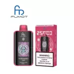 RandM Fumot Tornado 25K (25000) Puffs 3D Curved Screen 2% 5% Nicotine 700mAh Rechargeable Battery  Touch Switch Disposable Vape