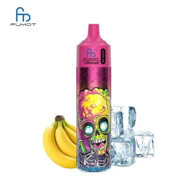 RandM Fumot Tornado 30K (300000) Puffs Music Lighting 2% 5% Nicotine Type-C Charging 30mL E-liquid Disposable Vape 24h-vape.com