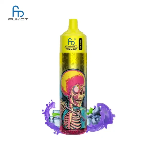 RandM Fumot Tornado 30K (300000) Puffs Music Lighting 2% 5% Nicotine Type-C Charging 30mL E-liquid Disposable Vape 24h-vape.com