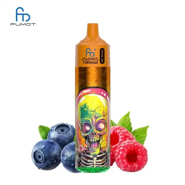 RandM Fumot Tornado 30K (300000) Puffs Music Lighting 2% 5% Nicotine Type-C Charging 30mL E-liquid Disposable Vape 24h-vape.com
