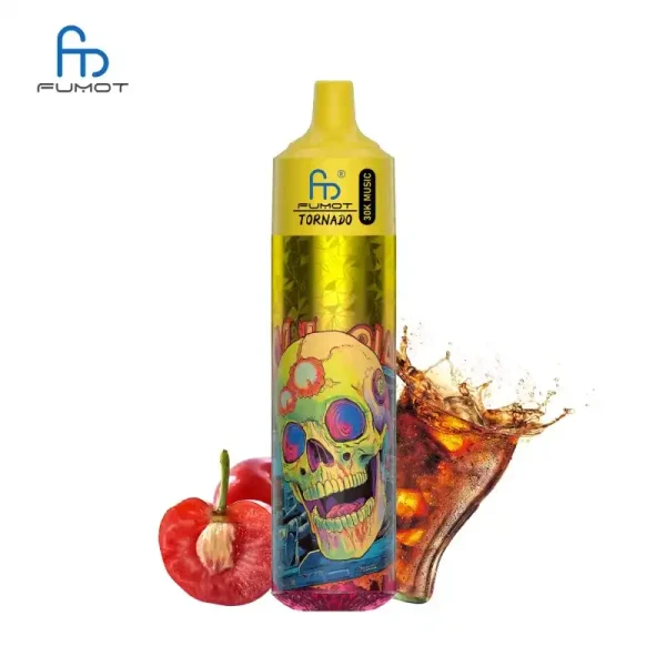 RandM Fumot Tornado 30K (300000) Puffs Music Lighting 2% 5% Nicotine Type-C Charging 30mL of E-liquid Disposable Vape
