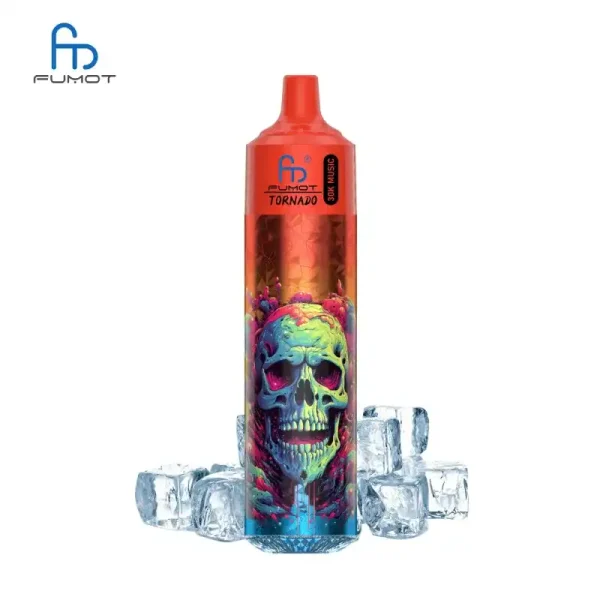 RandM Fumot Tornado 30K (300000) Puffs Music Lighting 2% 5% Nicotine Type-C Charging 30mL of E-liquid Disposable Vape