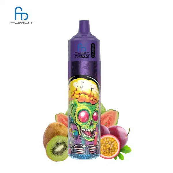 RandM Fumot Tornado 30K (300000) Puffs Music Lighting 2% 5% Nicotine Type-C Charging 30mL of E-liquid Disposable Vape