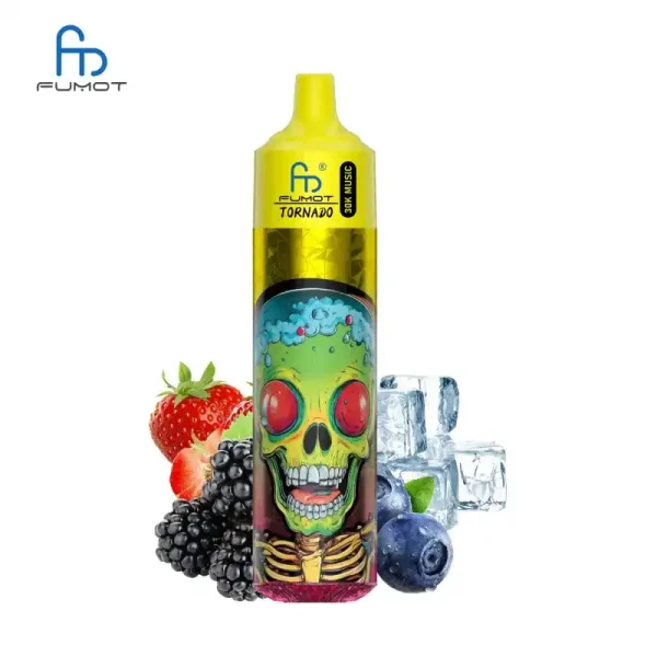 RandM Fumot Tornado 30K (300000) Puffs Music Lighting 2% 5% Nicotine Type-C Charging 30mL of E-liquid Disposable Vape