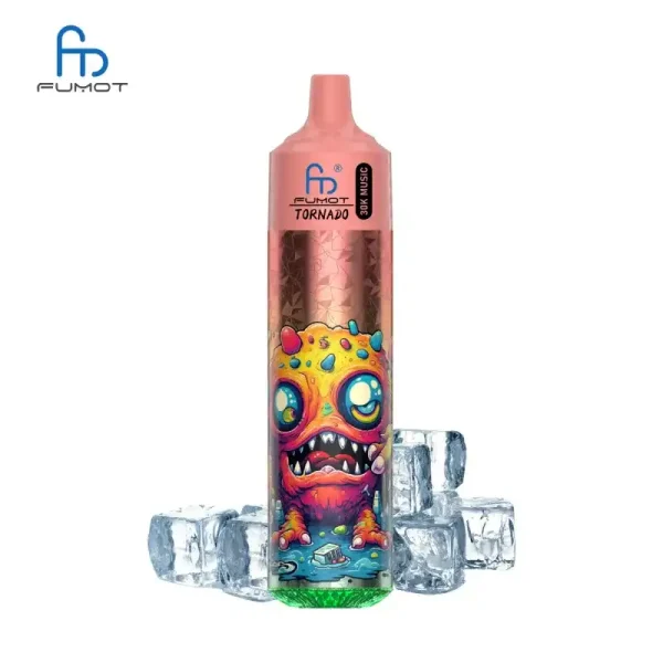 RandM Fumot Tornado 30K (300000) Puffs Music Lighting 2% 5% Nicotine Type-C Charging 30mL of E-liquid Disposable Vape