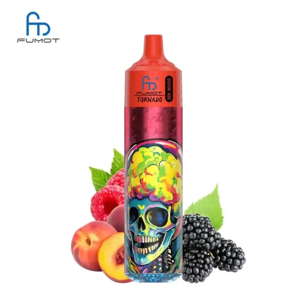 RandM Fumot Tornado 30K (300000) Puffs Music Lighting 2% 5% Nicotine Type-C Charging 30mL of E-liquid Disposable Vape