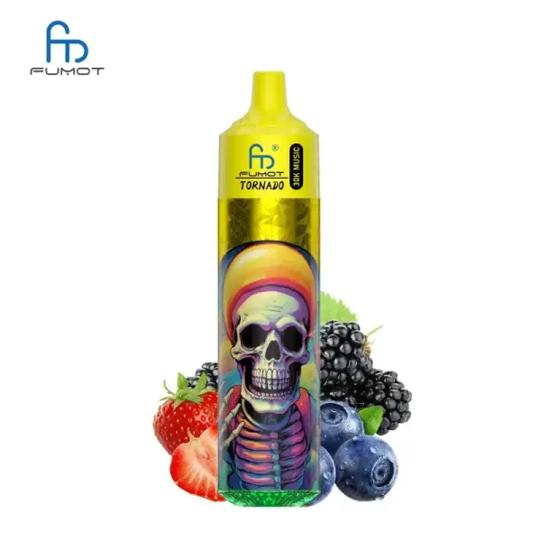 RandM Fumot Tornado 30K (300000) Puffs Music Lighting 2% 5% Nicotine Type-C Charging 30mL of E-liquid Disposable Vape