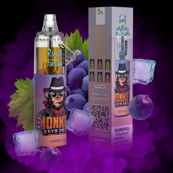 RandM Tornado 7K (7000) Puffs 14ml E-liquid 850mAh Battery 2% 5% Nicotine Rechargeable (type-C) Disposable Vape