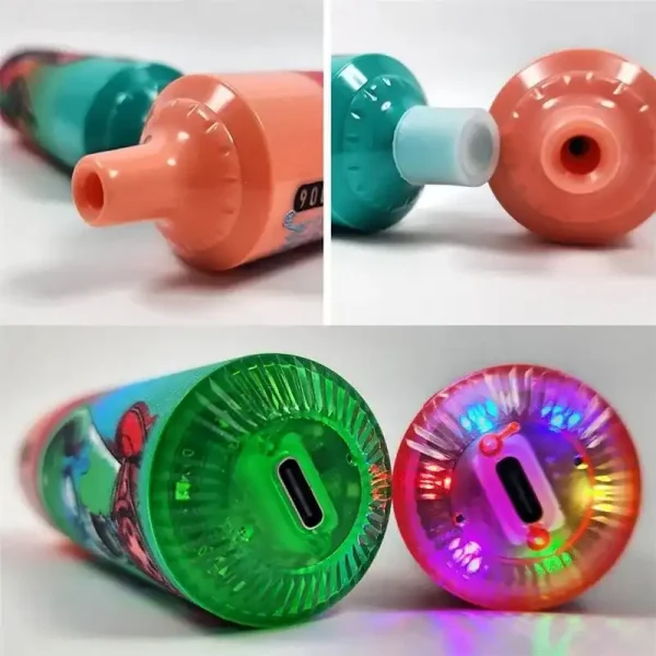 RandM Tornado 9K (9000) Puffs 850mAh Battery 18ml E-juice 2% 5% Nicotine RGB Light Disposable Vape