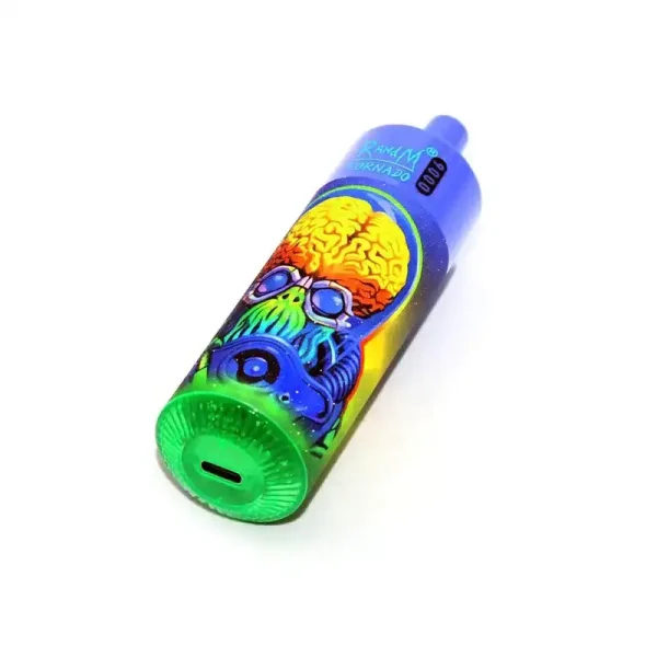 RandM Tornado 9K (9000) Puffs 850mAh Battery 18ml E-juice 2% 5% Nicotine RGB Light Disposable Vape