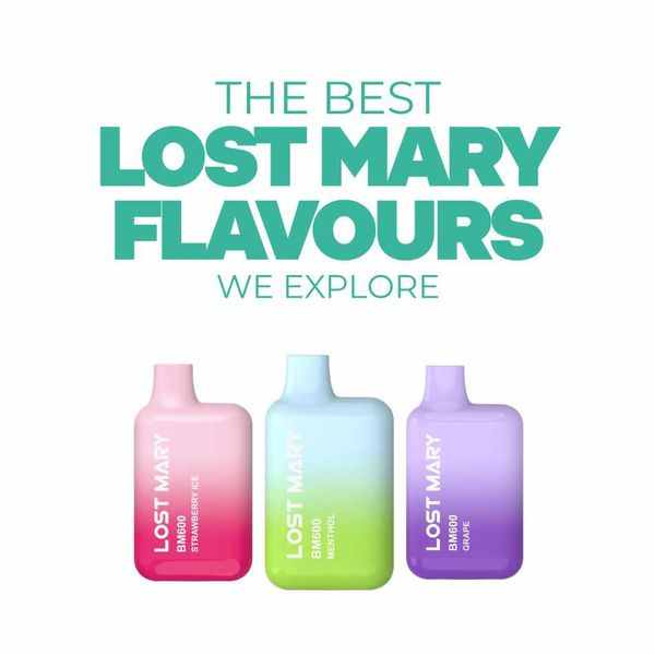24h-vape.com LOST MARY Flavors 2025: Top 10 Most Popular Disposable Vapes Reviewed