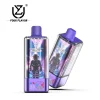 UZY Crystal 100k (100000) Puff (4in 1) Four Flavors 56ml E-Liquid 650mAh Battery Rechargeable 0% 2% 3% 5% Nicotine Disposable Vape