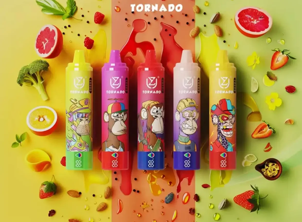 UZY Tornado 20K (20000) Puffs 2% 5% Nicotine 28ml E-liquid LED Display Type-C Rechargeable Disposable Vape Pen 2 UZY Tornado 20K (20000) Puffs 2% 5% Nicotine 28ml E-liquid LED Display Type-C Rechargeable Disposable Vape Pen