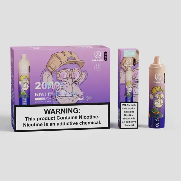 UZY Tornado 20K (20000) Puffs 2% 5% Nicotine 28ml E-liquid LED Display Type-C Rechargeable Disposable Vape Pen