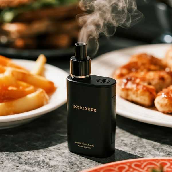 Vape and Food Pairing Low-emission vape devices
