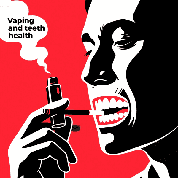Vaping and teeth health
