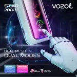 Vozol Star 20K (20000) Puffs Full Screen Display 24mL E-liquid 2% 5% Nicotine Type-C Charging Disposable Vape