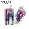 WASPE Crystal Double Flavors 40K (40000) Puffs 32mL E-liquid 0% 2% 5% Nicotine Smart LED Display Type-C Charging Disposable Vape