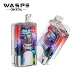 WASPE Crystal Double Flavors 40K (40000) Puffs 32mL E-liquid 0% 2% 5% Nicotine Smart LED Display Type-C Charging Disposable Vape
