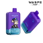 WASPE FIHP Double Flavor 40K (40000) Puffs Smart LED Display 2% 5% Nicotine 36mL E-liquid 850mAh Rechargeable Battery Disposable Vape