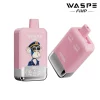 WASPE FIHP Double Flavor 40K (40000) Puffs Smart LED Display 2% 5% Nicotine 36mL E-liquid 850mAh Rechargeable Battery Disposable Vape