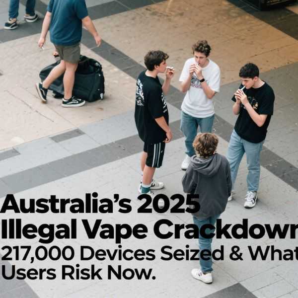 24h-vape.com Australia's 2025 Illegal Vape Crackdown: 217,000 Devices Seized & What Users Risk Now