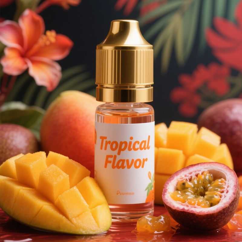 tropical-flavored e-liquid