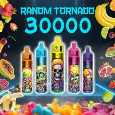 24h-vape.com RANDM Fumot Tornado 30K(300000) Puffs Music Lighting 2% 5% Nicotine Type-C Charging 30mL of E-liquid Disposable Vape
